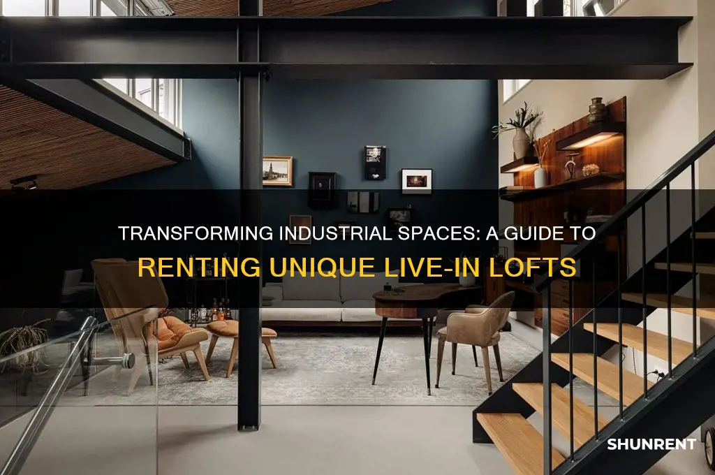 how to rent an industrial space to live in