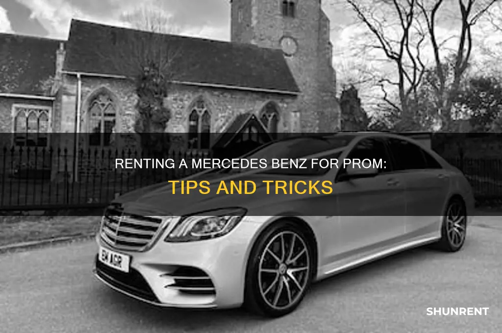 how to rent an mercedes benz for prom