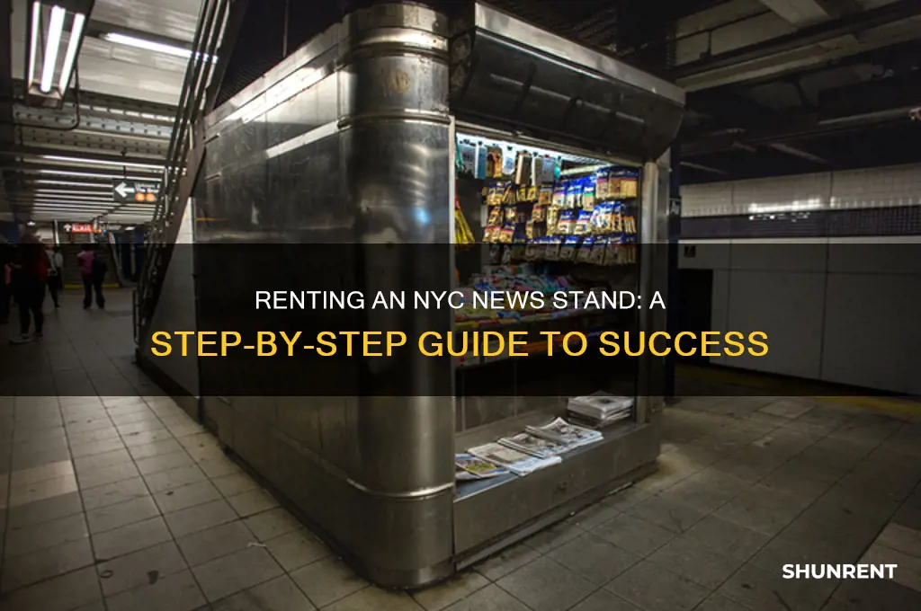 how to rent an nyc news stand