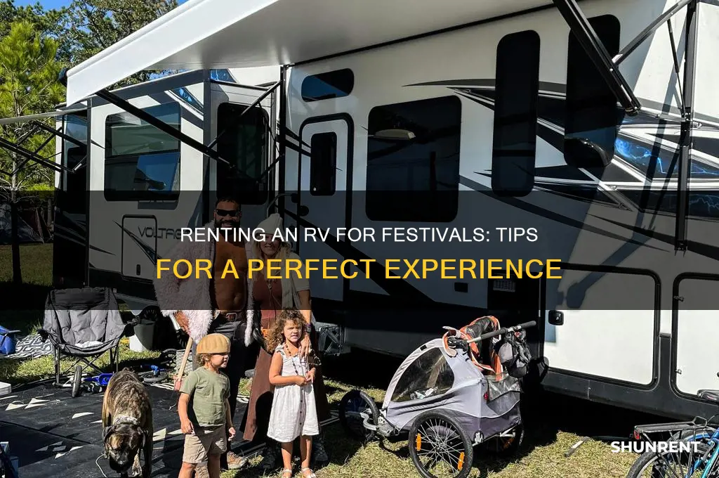 how to rent an rv for a festival