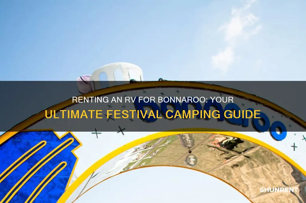 how to rent an rv for bonnaroo