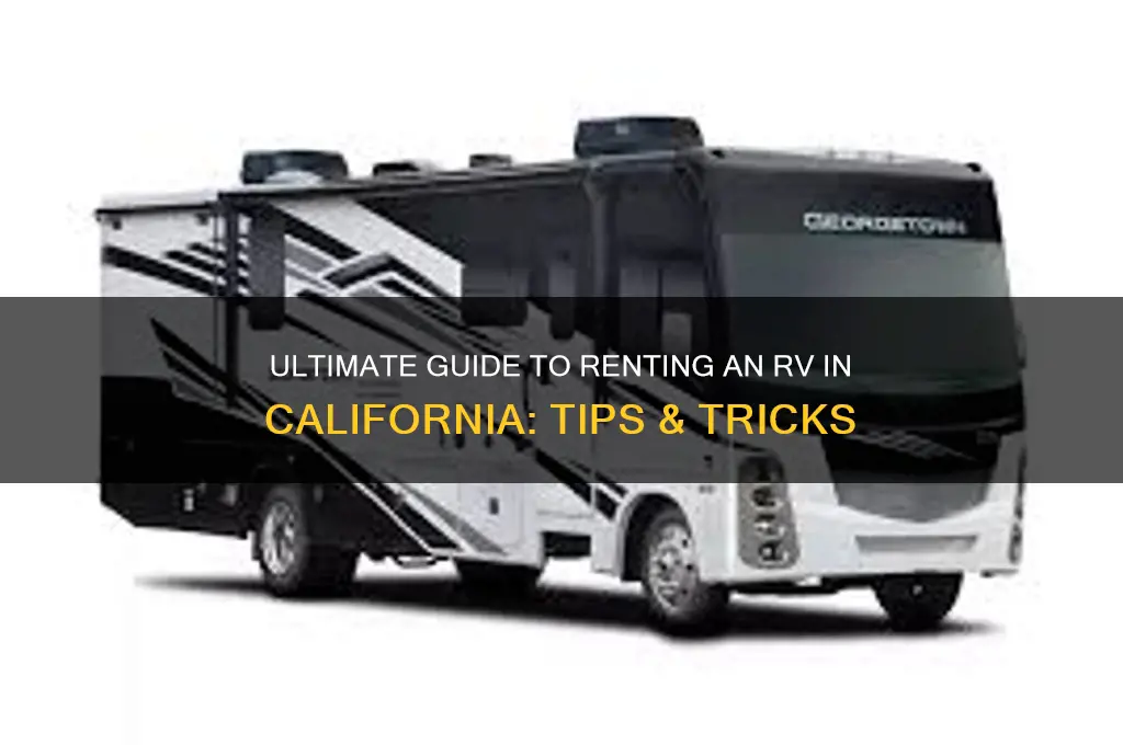 how to rent an rv in california