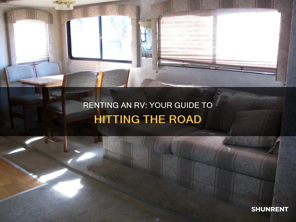 how to rent an rv to live in