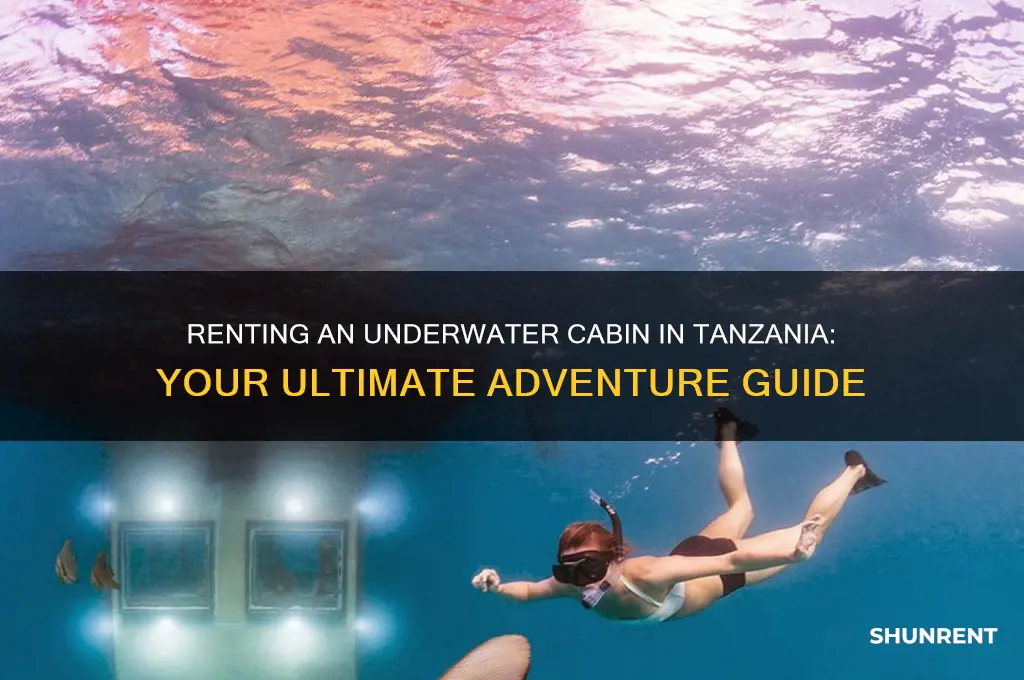 how to rent an underwater cabin tanzania