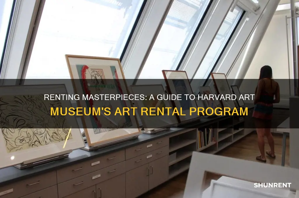 how to rent art from harvard art museum