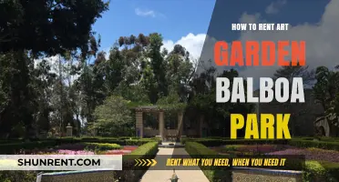 Renting Art Garden Balboa Park: A Step-by-Step Guide for Events