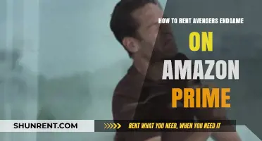 Rent Avengers Endgame on Amazon Prime: Easy Step-by-Step Guide