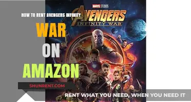 Rent Avengers Infinity War on Amazon: Easy Step-by-Step Guide