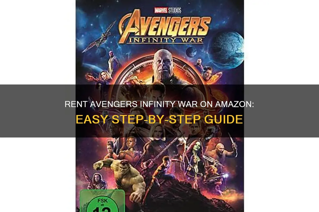 how to rent avengers infinity war on amazon
