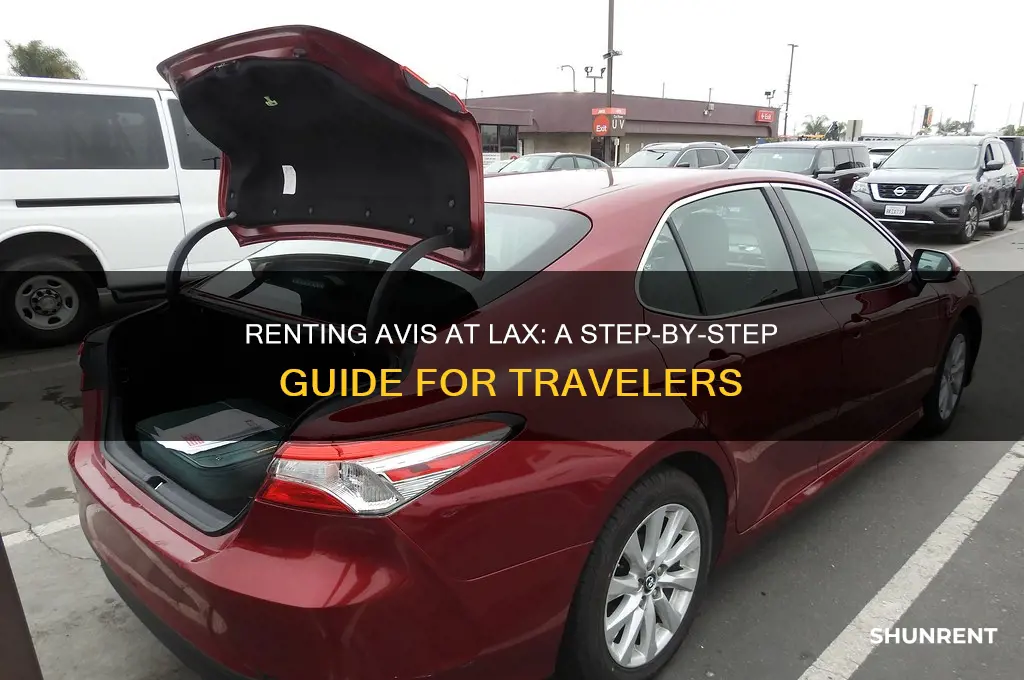 how to rent avis from lax airport
