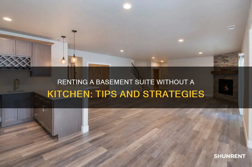 how to rent basement suite without a kitchrn
