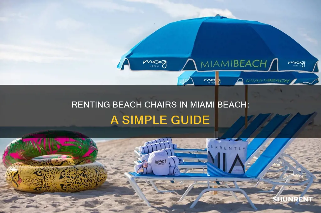 how to rent beach chairs miami beach