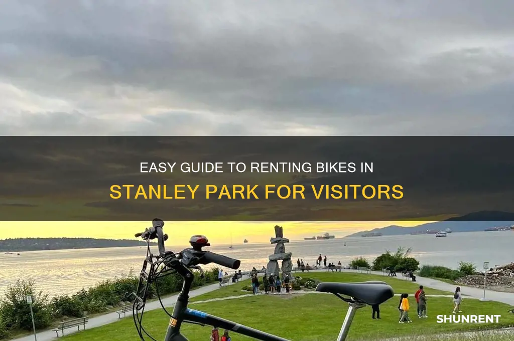 how to rent bikes in stanley park