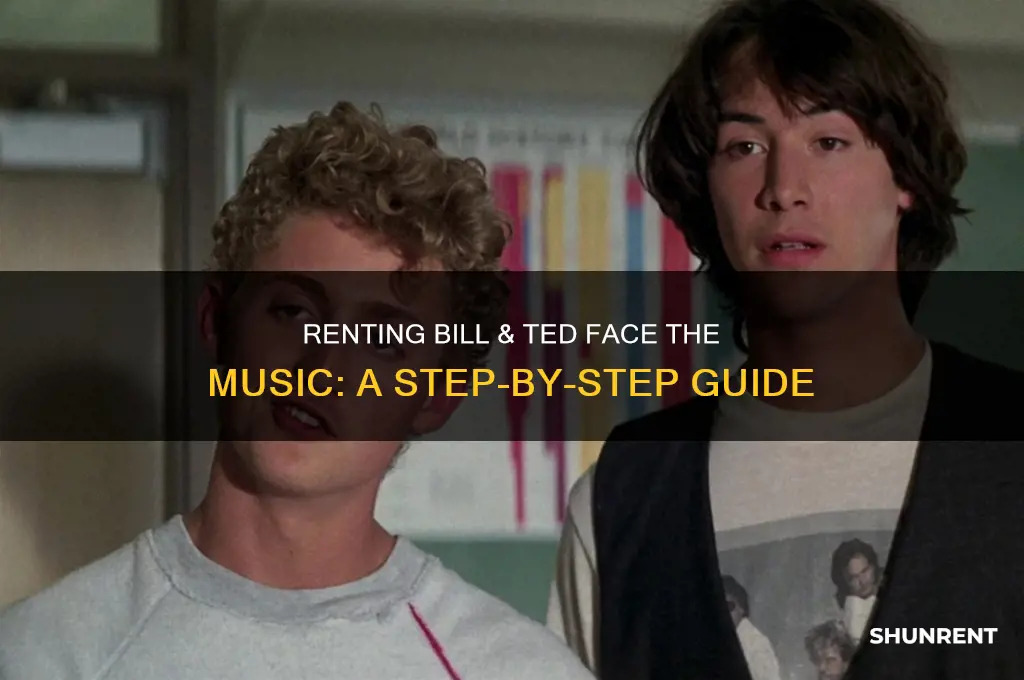 how to rent bill and ted 3