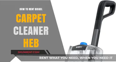 Renting a Bissell Carpet Cleaner at H-E-B: A Step-by-Step Guide