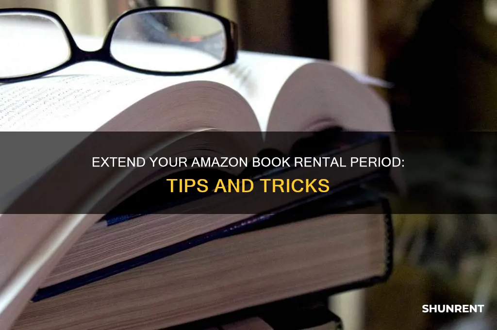 how to rent book for longer on amazon