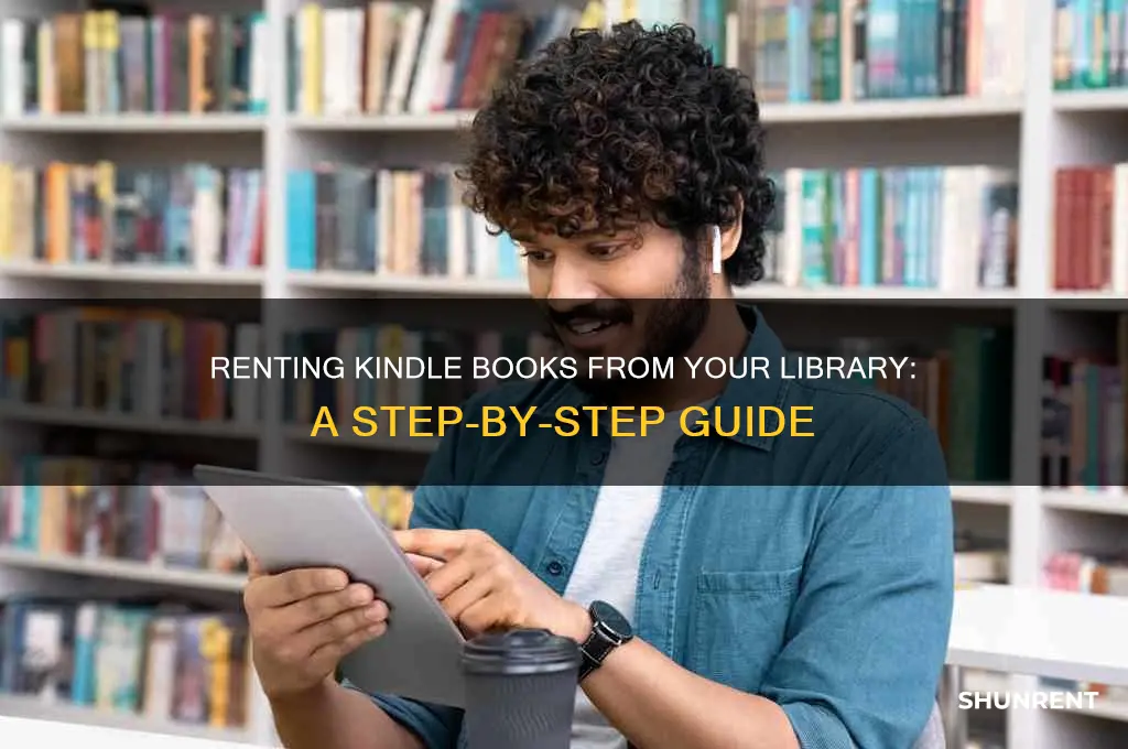 how to rent book from library kindle