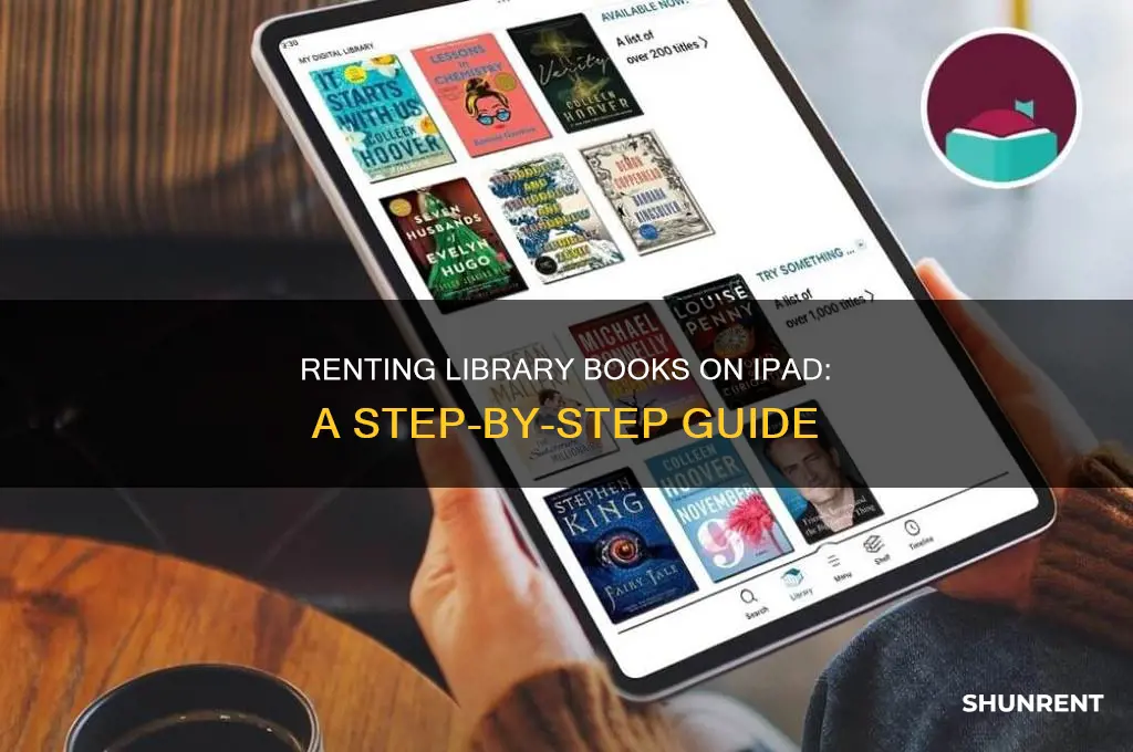 how to rent books from library on ipad
