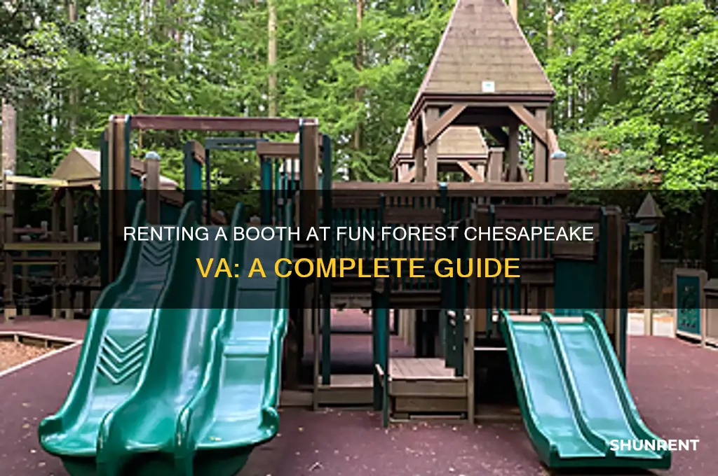 how to rent booth fun forest chesapeake va