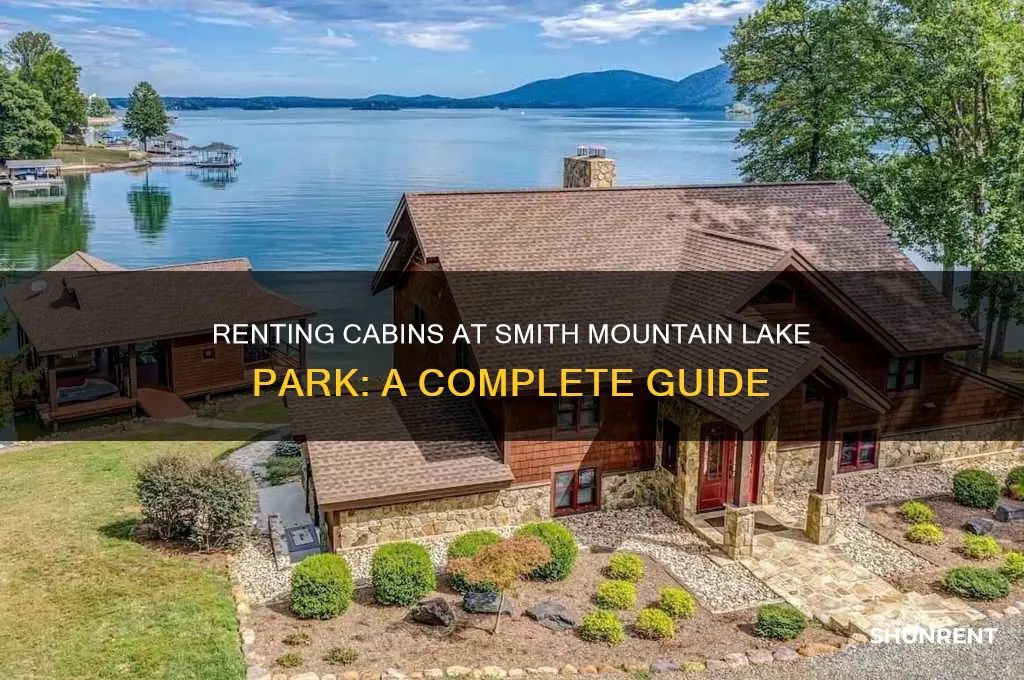 how to rent cabins at smith mountain lake park