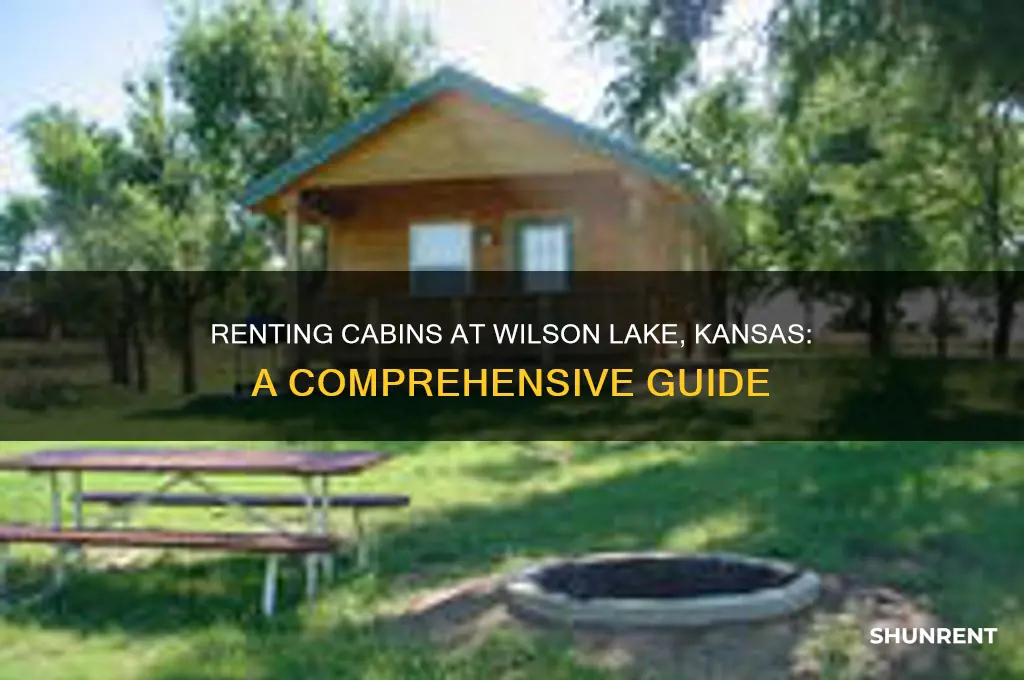 how to rent cabins at wilson lake in kansas