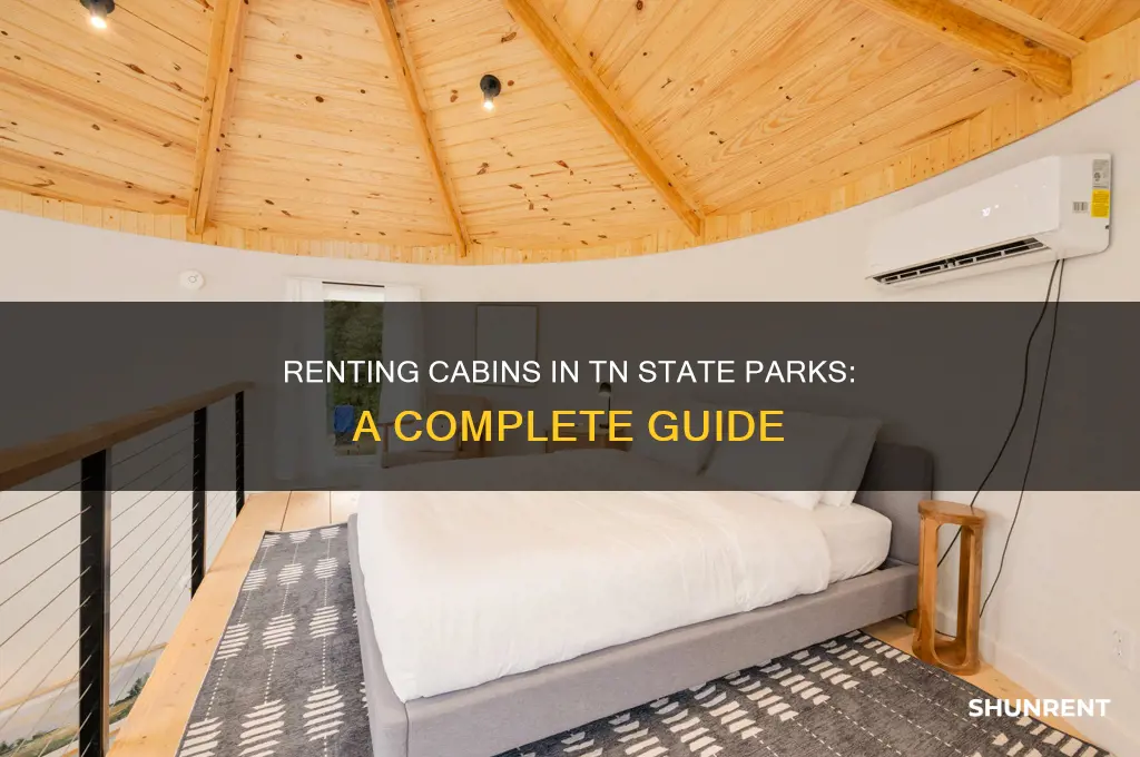 how to rent cabins in tn state parks