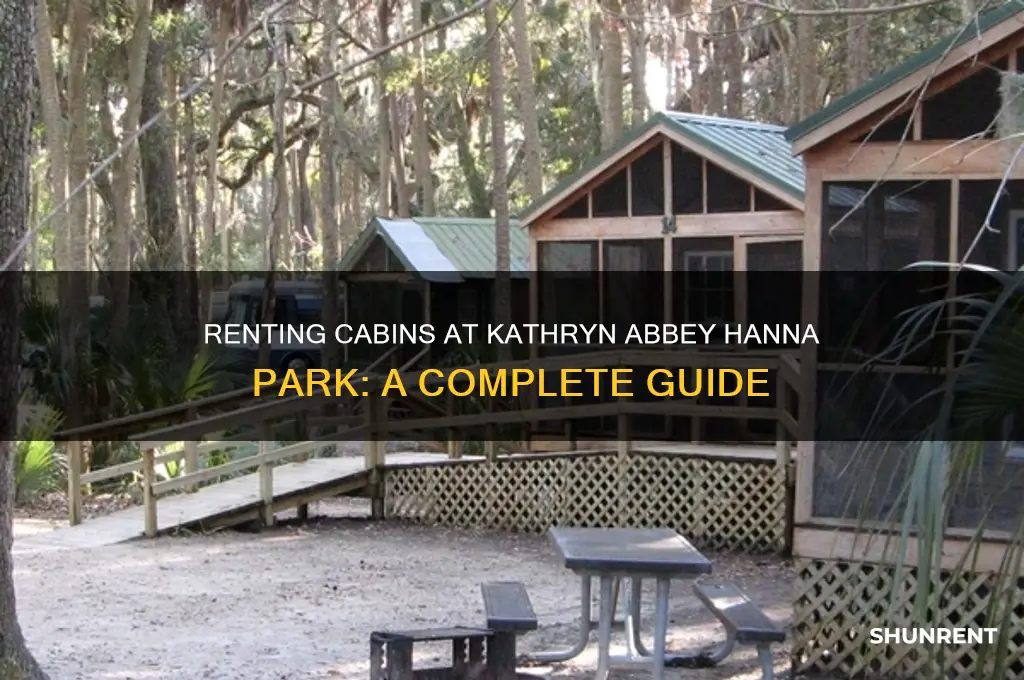 how to rent cabins kathryn abbey hanna park
