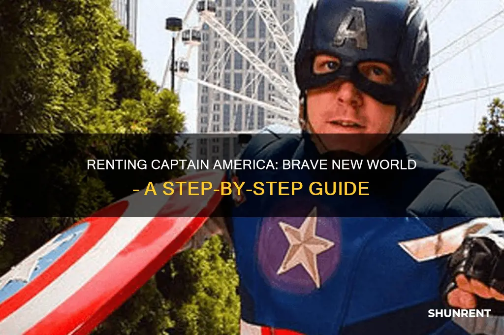 how to rent captain america brave new world