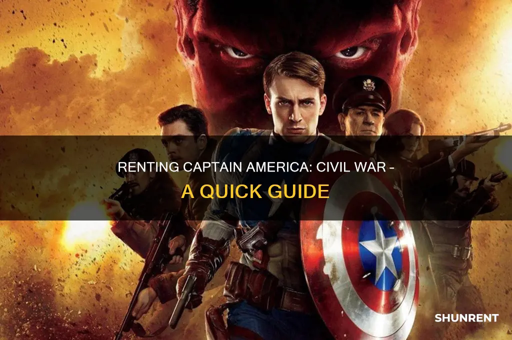 how to rent captain america civil war