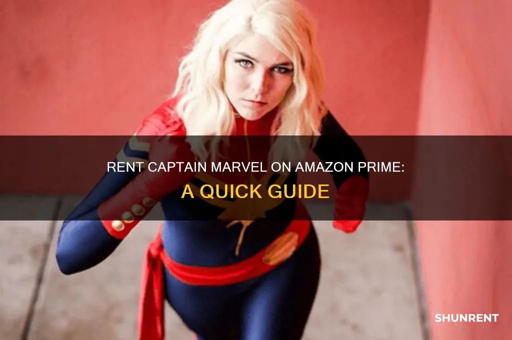 how to rent captain marvel on amazon prime