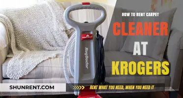 Renting a Carpet Cleaner at Kroger: A Step-by-Step Guide