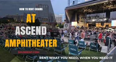 Renting Chairs at Ascend Amphitheater: A Step-by-Step Guide