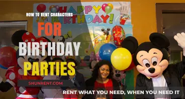Renting Characters for Birthday Parties: Tips for a Magical Celebration