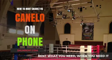 Rent Chavez vs Canelo on Your Phone: Easy Steps Guide