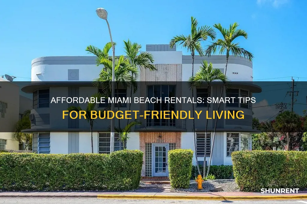 how to rent cheap in miami beach