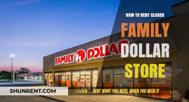 Reviving Retail: A Guide to Renting a Closed Family Dollar Store