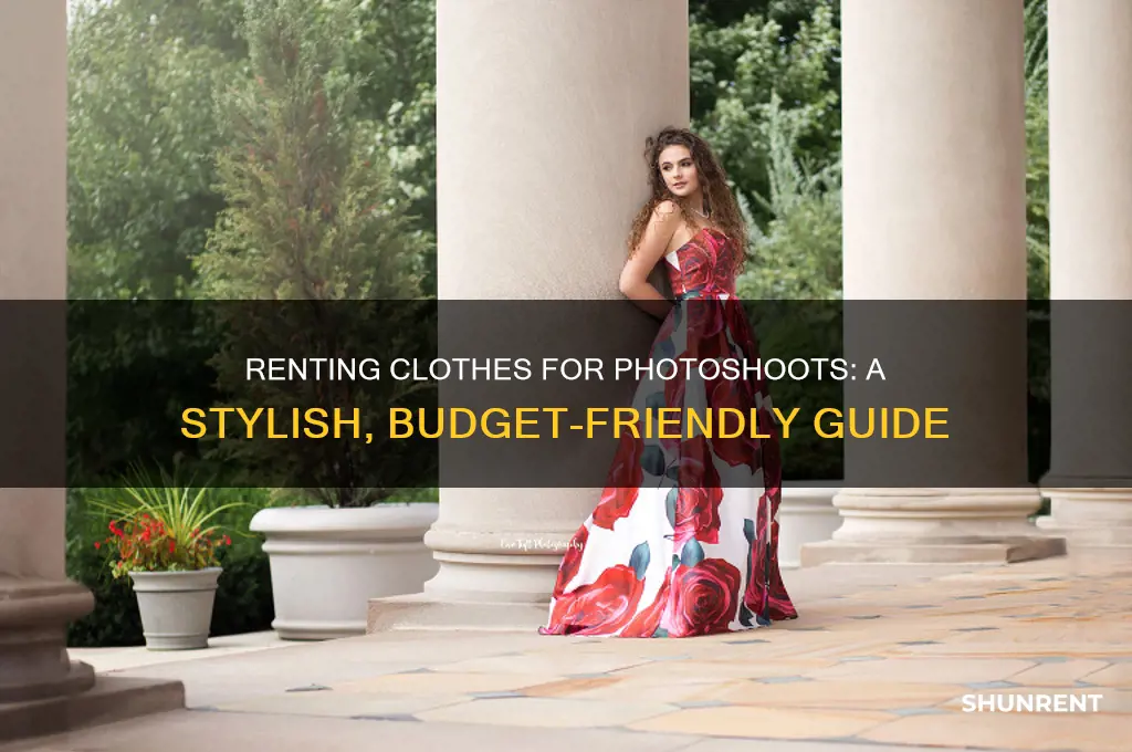 how to rent clothes for a photoshoot