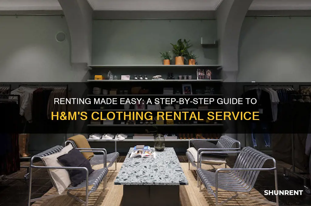 how to rent clothes from h&m