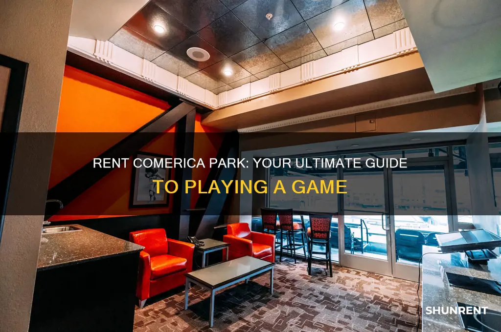 how to rent comerica park to play a game