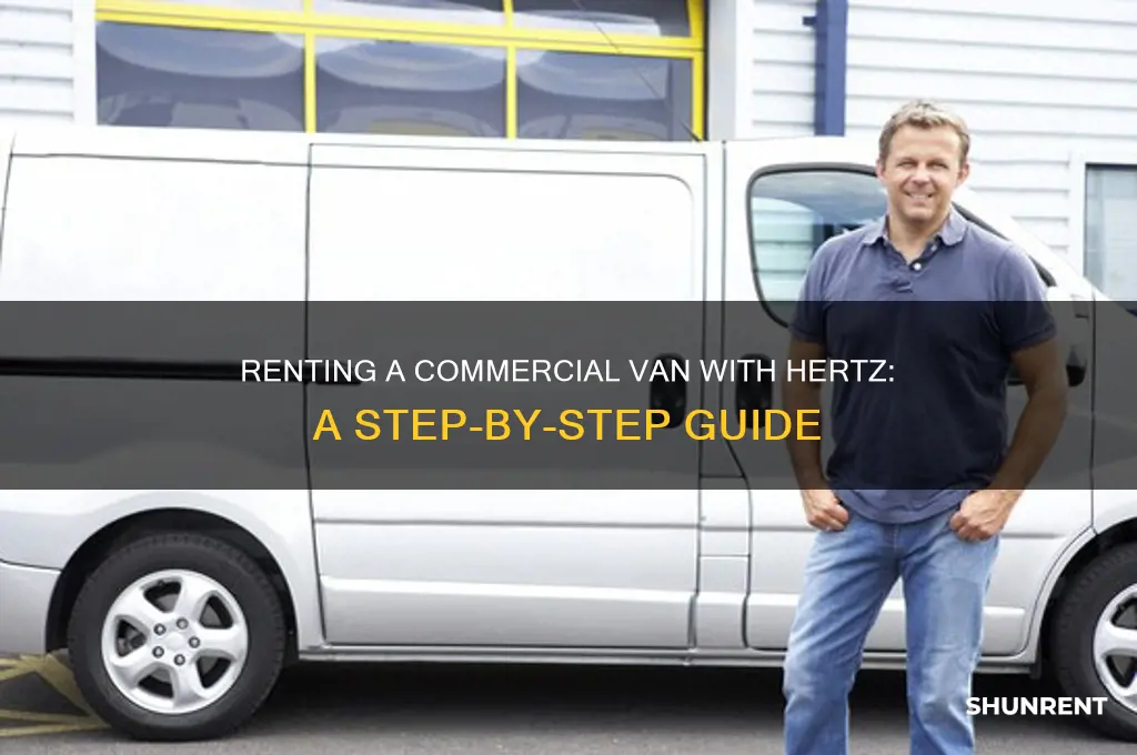 how to rent commercial van thru hertz