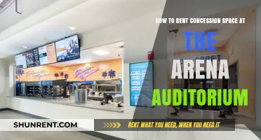 Renting Concession Space at Arena Auditorium: A Step-by-Step Guide