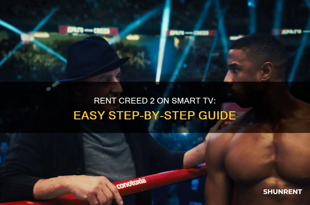 how to rent creed 2 on my smart tv