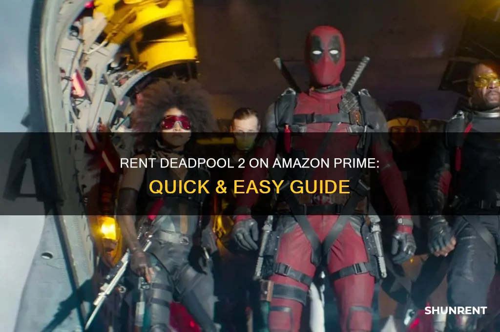 how to rent deadpool 2 on amazon prime