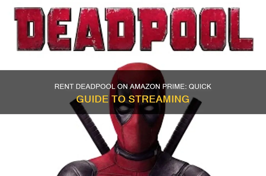 how to rent deadpool on amazon prime