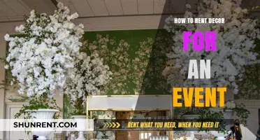 Renting Event Decor: A Step-by-Step Guide to Stylish Celebrations