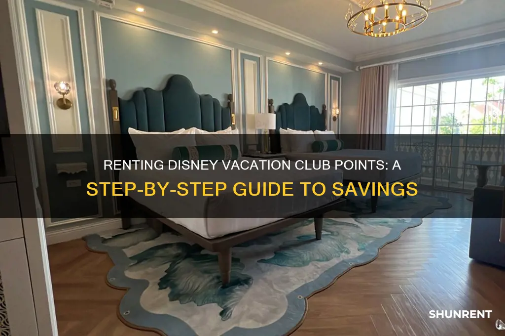 how to rent disney vacation club points