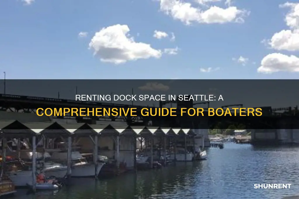 how to rent dock space in seattle