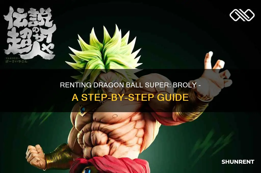 how to rent dragon ball super broly