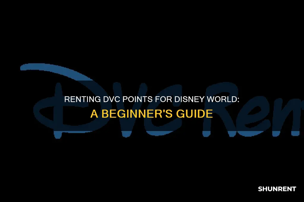 how to rent dvc points disney world