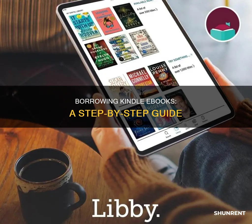 how to rent ebooks from library for kindle